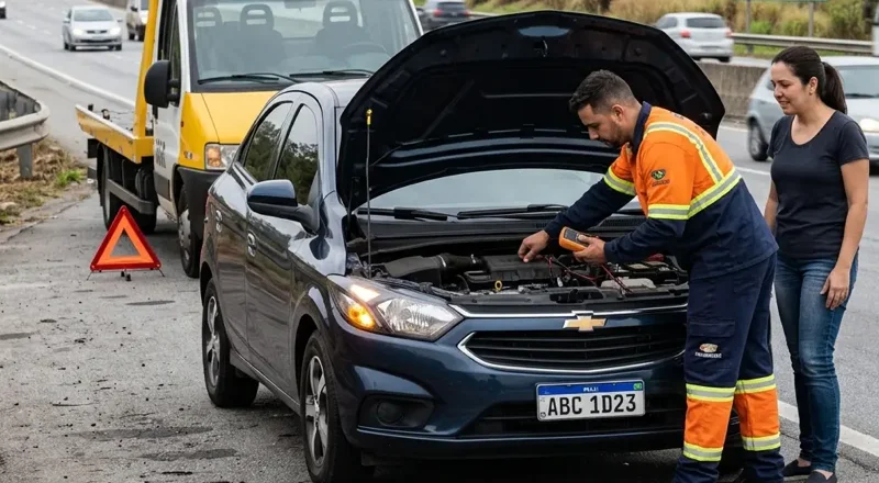 Auto socorro 24h em Ribeirão Preto – pane elétrica, mecânica e bateria fraca